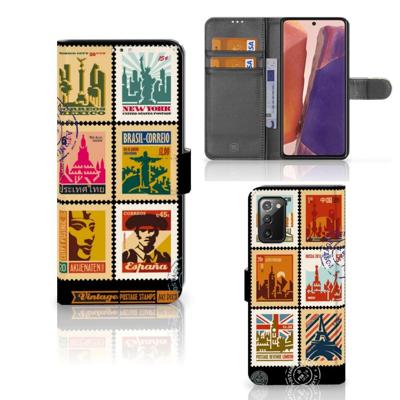 Samsung Galaxy Note 20 | Flip Cover | Postzegels Samsung Galaxy Note 20 | Flip Cover | Postzegels