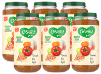 Olvarit 12+ Maanden Tomaat Kip Rijst 250g bij Jumbo - thumbnail