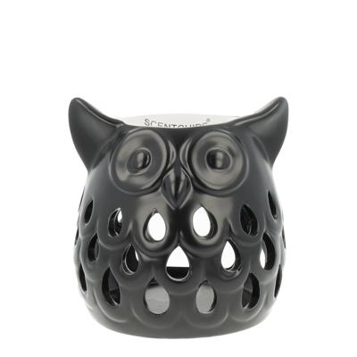 Scentchips Uil Cut Out Mat Zwart waxbrander geurbrander
