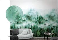 Noordwand Smart Art Easy Fotobehang bos in de mist 47267 - thumbnail