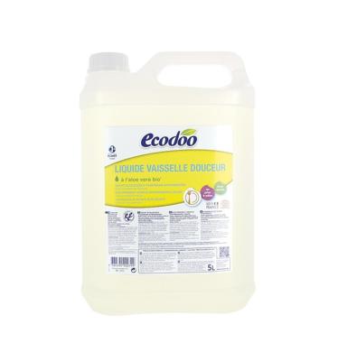Ecodoo Afwasmiddel vloeibaar zacht verbena bio navul 5 Liter