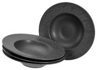 Creatable Serviesset Leisteen Black (4-delige bordenset) - thumbnail