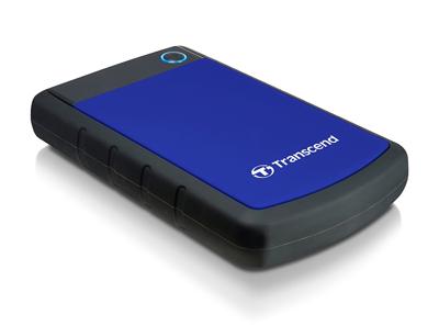 Transcend StoreJet® 25H3B 2 TB Externe harde schijf (2,5 inch) USB-A 3.2 Gen 1 Blauw, Grijs TS2TSJ25H3B