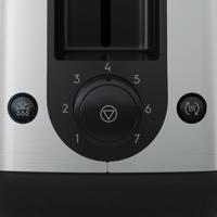 Electrolux E3T1-3ST broodrooster 2 snede(n) Zwart, Roestvrijstaal 800 W - thumbnail