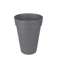 ELHO Loft Urban Ronde bloempot High 42 - Zwart - Ø 42 x H 56 cm - buiten - 100% gerecycled - thumbnail