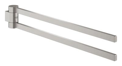 Handdoekhouder GROHE Selection Dubbel Draaibaar Supersteel