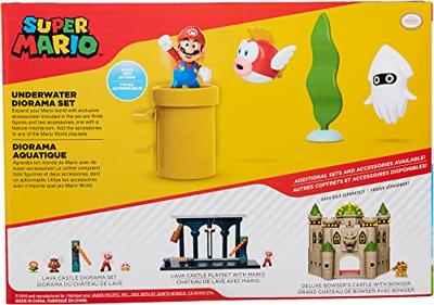 Super Mario Action Figure Set - Underwater Diorama - thumbnail