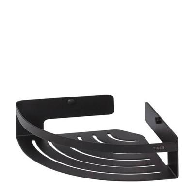 Tiger Caddy doucherek hoekmontage 18,4x18,4x7cm zwart