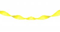 Neon gele Crepe Papier Slinger - 18 meter - thumbnail