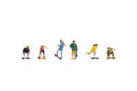 NOCH 15889 H0 Skateboarders figuren Kant-en-klaar model - thumbnail