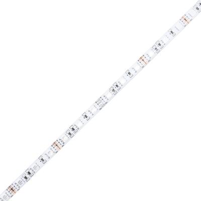 Bedframe met LED-verlichting gerookt eikenkleurig 120x190 cm