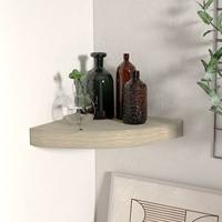 Hoekschap zwevend 25x25x3,8 cm MDF eikenkleurig - thumbnail