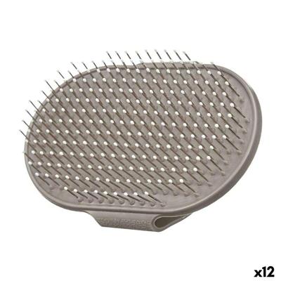 Hondenkam Mascow Grijs 13 x 3,5 x 10 cm (12 Stuks)