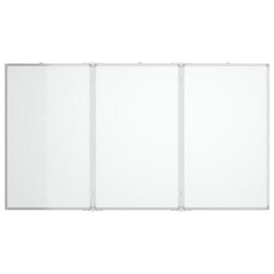 VidaXL Whiteboard magnetisch inklapbaar 120x80x1,7 cm aluminium