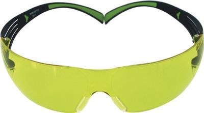 3M SecureFit 400 SF403AF Veiligheidsbril Zwart, Groen