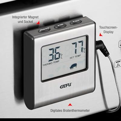 GEFU Digitale Braadthermometer met timer GEFU Digitale Braadthermometer met timer