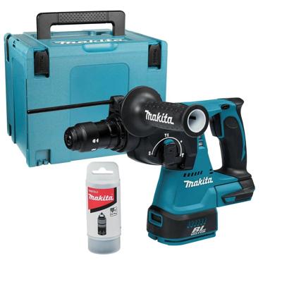 Makita DHR243ZJ 18 Volt combihamer | SDS-PLUS | met verwisselbare boorkop | zonder accu's en lader - DHR243ZJ Makita DHR243ZJ 18 Volt combihamer | SDS-PLUS | met verwisselbare boorkop | zonder accu's en lader - DHR243ZJ