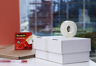 Scotch Crystal tape, 19 mm x 15 m,2 rollen + 1 gratis Scotch Crystal tape, 19 mm x 15 m,2 rollen + 1 gratis