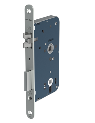 ASSA ABLOY 2436 Toilet/badkamerdeurslot | DM60mm | WC72mm | krukgat 8mm | voorplaat RVS 24x235mm rechthoekig | fluisterdagschoot | DR 1+3 - 7273655