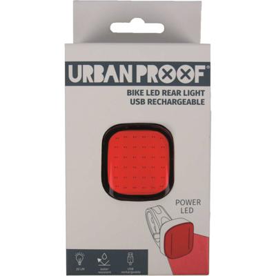 Achterlicht LED Urban Proof High Power vierkant - USB oplaadbaar Achterlicht LED Urban Proof High Power vierkant - USB oplaadbaar