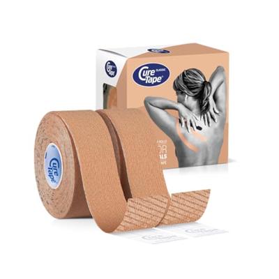 Kinesiotape 2.5cm x 5mtr beige 2 Stuks Kinesiotape 2.5cm x 5mtr beige 2 Stuks