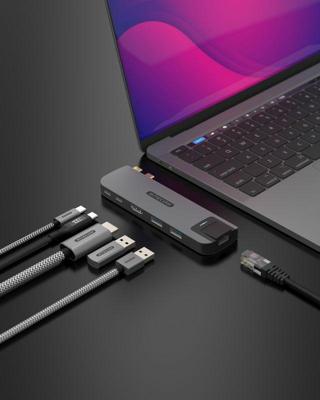 Sitecom Macbook Multiport hub 6 in 2 for Magsafe Macbook Air