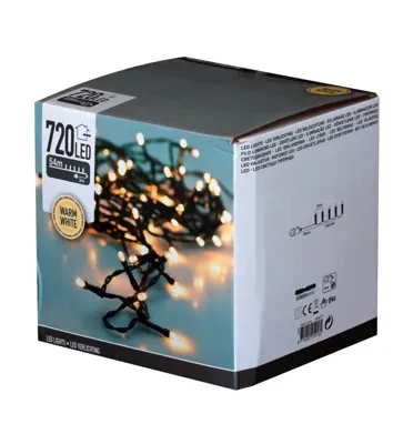 S.I.A. Kerstverlichting 54M 720 LED Lampjes IP44 S.I.A. Kerstverlichting 54M 720 LED Lampjes IP44