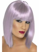 Pruik Glam lila - thumbnail