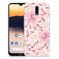 Nokia 2.3 | TPU Case | Pink Flowers - thumbnail