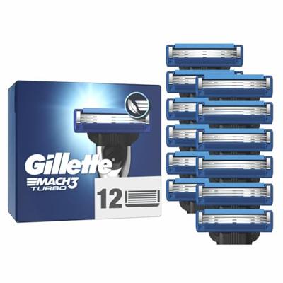 Gillette Mach 3 turbo blades 12 Stuks Gillette Mach 3 turbo blades 12 Stuks