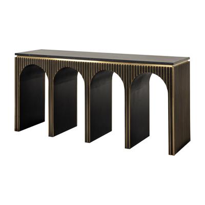 Richmond Sidetable 'Les Arcs' Marmer en brass, 160cm Richmond Sidetable 'Les Arcs' Marmer en brass, 160cm
