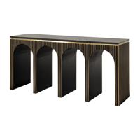 Richmond Sidetable 'Les Arcs' Marmer en brass, 160cm - thumbnail