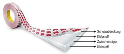 Deko Light 930345 Dubbelzijdige tape Transparant (l x b) 50 m x 8 mm 1 stuk(s)