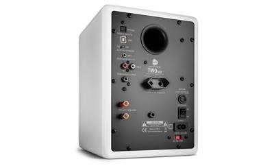 wavemaster TWO NEO soft white – luidsprekersysteem (60 Watt) met Bluetooth streaming, digitale poorten en IR-afstandsbediening actieve boxen gebruik voor TV/tablet/smartphone, mat wit (66366)