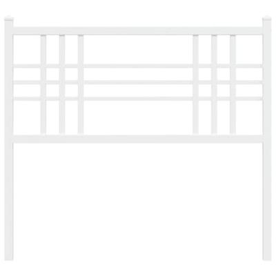 Hoofdbord 100 cm metaal wit Hoofdbord 100 cm metaal wit