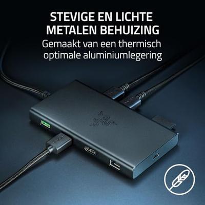 RAZER USB-C® Dock USB-C dockingstation Geschikt voor merk (dockingstation): Universeel USB-C Power Delivery, Geïntegreerde kaartlezer - thumbnail