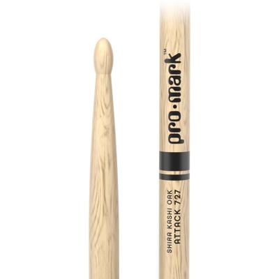 Promark PW727W Classic Attack 727 Shira Kashi Oak drumstokken Promark PW727W Classic Attack 727 Shira Kashi Oak drumstokken