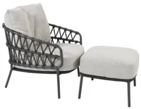 Calpi loungestoel met voetenbank - thumbnail