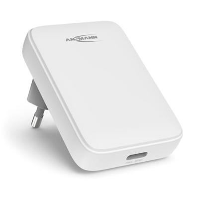Ansmann USB-C Wandlader 130PD USB-oplader 30 kW 1x USB-C PPS, Quick Charge 3.0, USB PD 3.0 Wit Binnen Snellader, Zonder kabel Ansmann USB-C Wandlader 130PD USB-oplader 30 kW 1x USB-C PPS, Quick Charge 3.0, USB PD 3.0 Wit Binnen Snellader, Zonder kabel