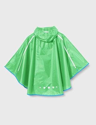 Playshoes regenponcho met tas Groen-XL
