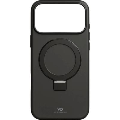 White Diamonds Mag Urban Stand Case Cover Apple iPhone 17 Pro Max Zwart MagSafe compatible