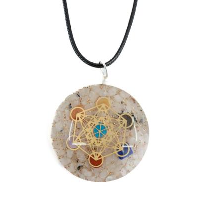 Orgonite Hanger Metatron Chakra Regenboog Maansteen