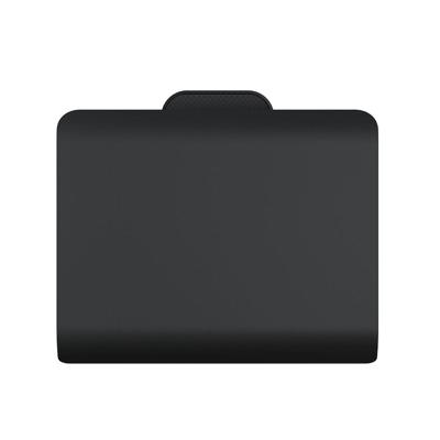Tiger Carv Toiletrolhouder - met klep - zwart 800239