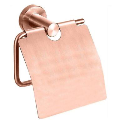 Best Design Best-Design "Lyon" Toiletrolhouder Met Klep Rosé-Mat-Goud Best Design Best-Design "Lyon" Toiletrolhouder Met Klep Rosé-Mat-Goud