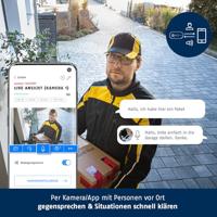 ABUS ABUS PPIC91000 W Pro Akku IP-Kamera m Basisstation PPIC91000 IP-Bewakingscameraset LAN, WiFi 4-kanaals 1920 x 1080 Pixel - thumbnail