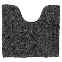 Toiletmat Sealskin Misto Chenille Katoen 60x55 cm Zwart - thumbnail