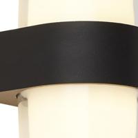 Searchlight Design muurlampFrosty Round antraciet - 25123-2BK - thumbnail