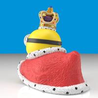 Minions Tubbz PVC Figure King Bob Boxed Edition 10 cm - thumbnail