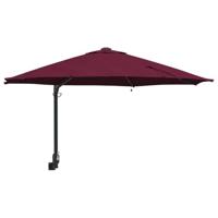 VidaXL Tuinparasol bordeaux rood 248 x 248 x 148 cm polyester en staal - thumbnail