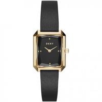 Horlogeband DKNY NY2644 Leder Zwart 12mm - thumbnail